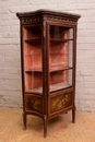 Napoleon III style Display cabinet in mahogany and bronze, France 19th century