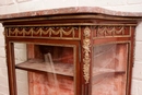 Napoleon III style Display cabinet in mahogany and bronze, France 19th century