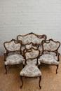 Louis XV style Seats in Walnut, France 19th century