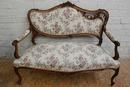 Louis XV style Seats in Walnut, France 19th century