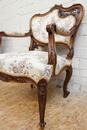 Louis XV style Seats in Walnut, France 19th century