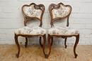 Louis XV style Seats in Walnut, France 19th century