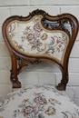 Louis XV style Seats in Walnut, France 19th century