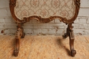 Louis XV style Screen in Walnut, France 19th century