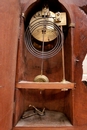 Black forest style Clock set in Walnut, France 19th century