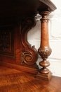 Henri II style Cabinet in Walnut, France 19th century