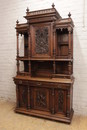 Henri II style Cabinet in Walnut, France 19th century