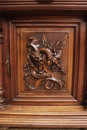 Henri II style Cabinet in Walnut, France 19th century