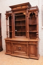 Henri II style Cabinet in Walnut, France 19th century
