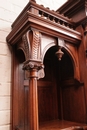 Henri II style Cabinet in Walnut, France 19th century