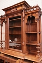Henri II style Cabinet in Walnut, France 19th century