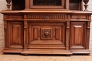 Henri II style Cabinet in Walnut, France 19th century