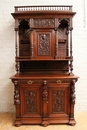 Renaissance style Cabinet in Walnut, France 19th century