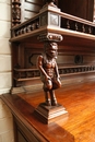Renaissance style Cabinet in Walnut, France 19th century