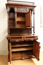 Renaissance style Cabinet in Walnut, France 19th century