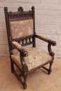 Gothic style Arm chair in Walnut, France 19th century