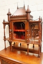 Gothic style Cabinet in Walnut, France 19th century
