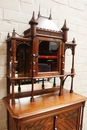 Gothic style Cabinet in Walnut, France 19th century