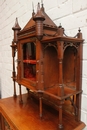 Gothic style Cabinet in Walnut, France 19th century