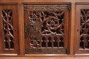 Gothic style Cabinet in Walnut, France 19th century