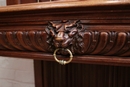 Gothic style Cabinet in Walnut, France 19th century