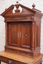 Gothic style Cabinet in Walnut, France 19th century