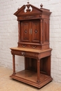 Gothic style Cabinet in Walnut, France 19th century