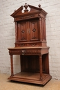 Gothic style Cabinet in Walnut, France 19th century