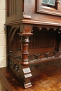 Gothic style Cabinet in Walnut, France 19th century