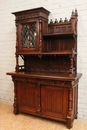 Gothic style Cabinet in Walnut, France 19th century