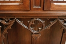 Gothic style Credenza in Walnut, France 19th century