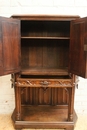 Gothic style credenza in Walnut, France 19th century