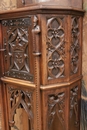 Gothic style Credenza in Walnut, France 19th century