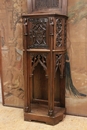Gothic style Credenza in Walnut, France 19th century