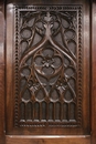 Gothic style Credenza in Walnut, France 19th century