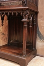 Gothic style Credenza in Walnut, France 19th century
