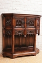 Gothic style Credenza in Walnut, France 19th century