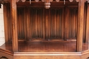 Gothic style Credenza in Walnut, France 19th century