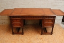 Gothic style Desk in Walnut, France 19th century