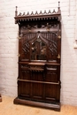 Gothic style Hall stand in Walnut, France 19th century