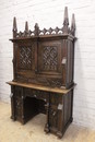 Gothic style Desk in Walnut, France 19th century