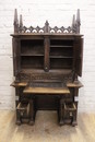 Gothic style Desk in Walnut, France 19th century