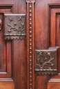 Gothic style Server in Walnut, France 19th century