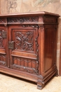 Gothic style Server in Walnut, France 19th century