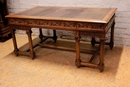 Gothic style Desk in Walnut, France 19th century