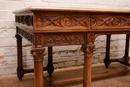 Gothic style Desk in Walnut, France 19th century