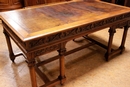 Gothic style Desk in Walnut, France 19th century