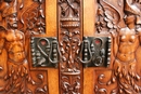 Renaissance/Gothic style Cabinet in Walnut, France