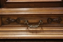 Henri II style Bookcase in Walnut, France 19th century