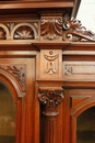 Henri II style Bookcase in Walnut, France 19th century